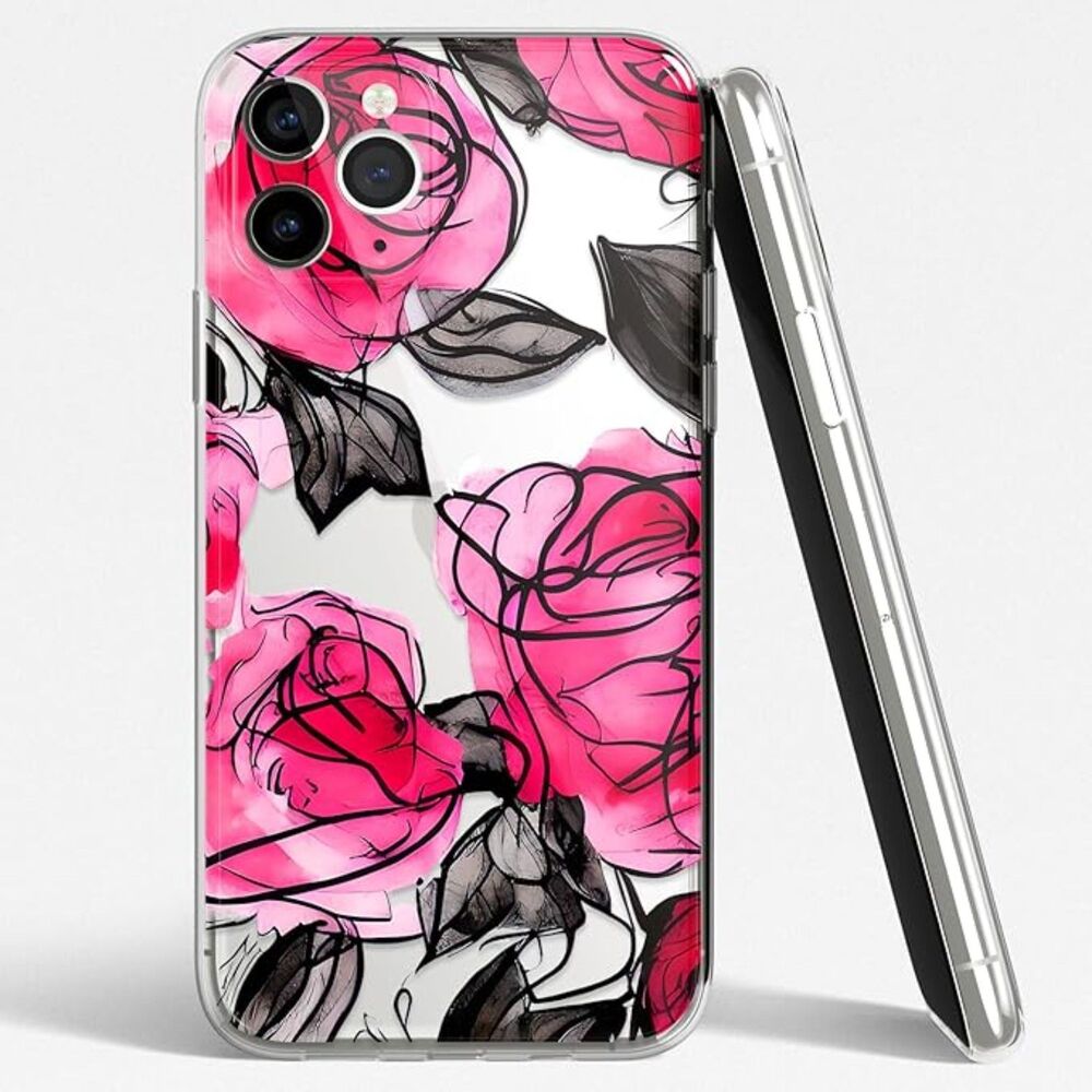 iPhone 12 Pro Max with Flower Floral Design